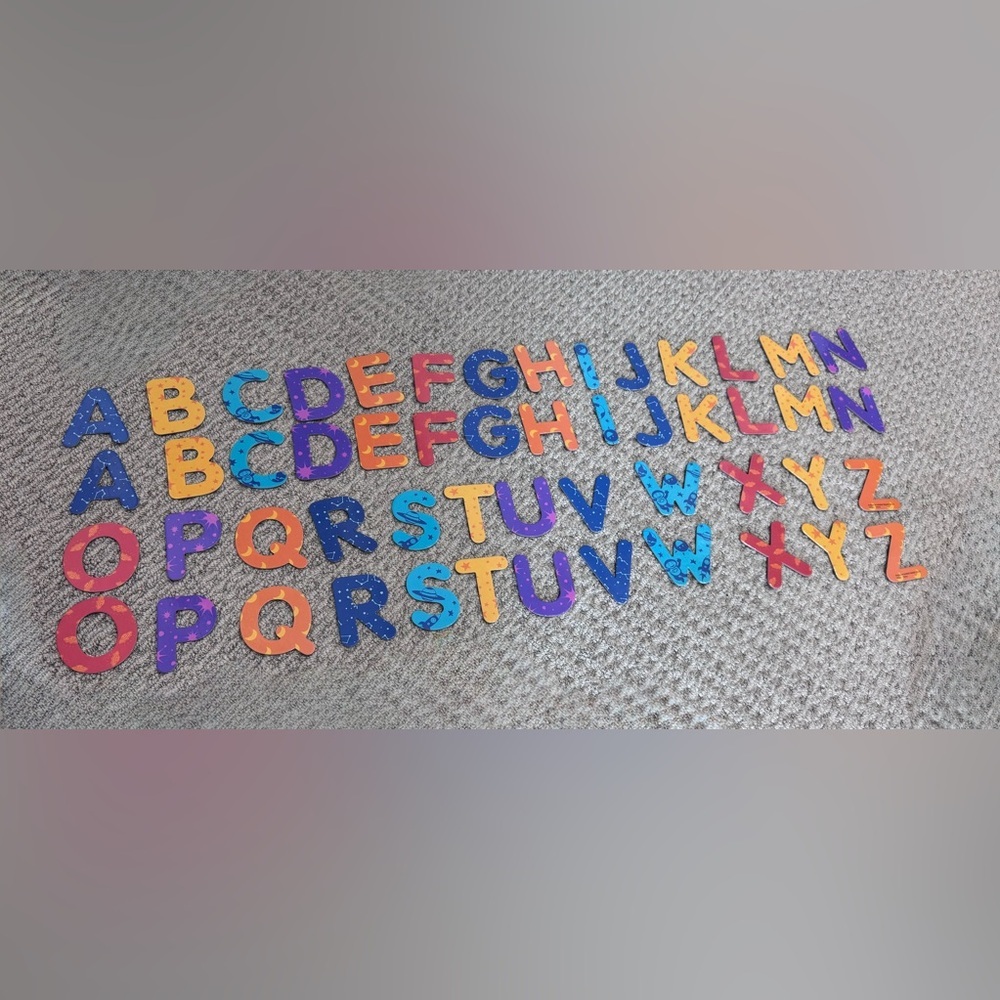 Assorted Large Magnetic Letters & Numbers - Multicolor - Picture 2 of 4